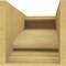 Ekena Millwork 12"W x 24"D x 12"H Wide Scroll Rough Cedar Woodgrain TimberThane Corbel, Primed Tan CORUR12X24X12SCRRCPR - alternate 6